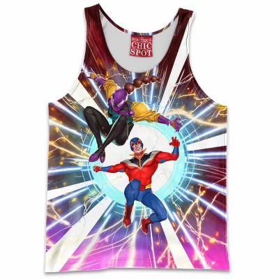 Comic Tank-Top, Spider-man Tank-Top, Spider-Woman Tank-Top
