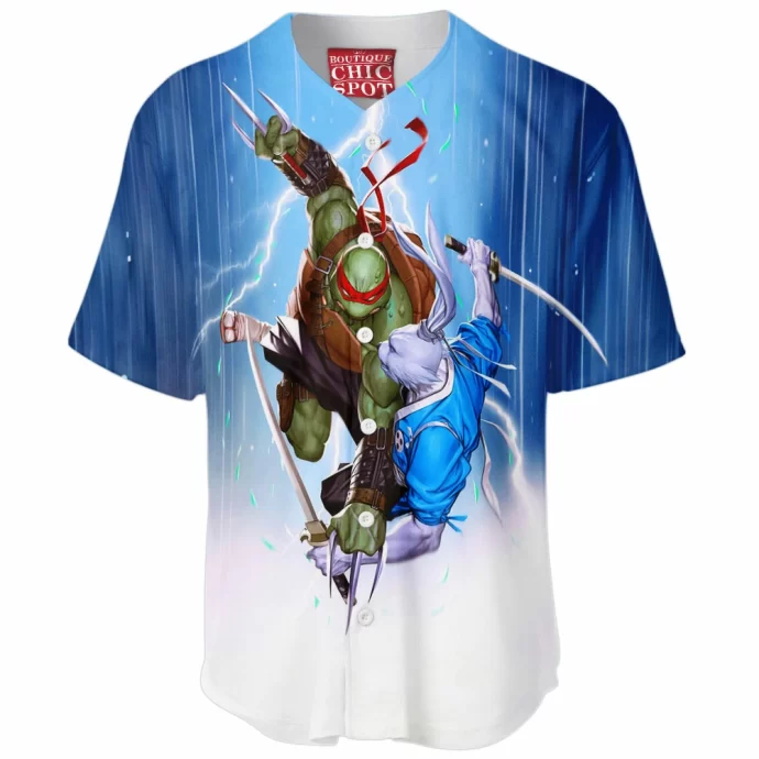 Tmnt Vs Usagi Baseball Jersey