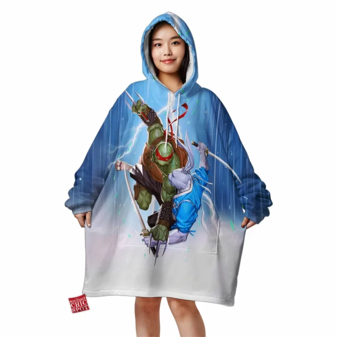 Tmnt Vs Usagi Blanket Hoodie