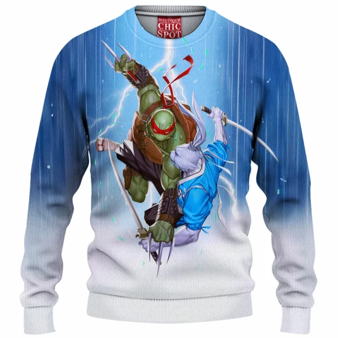 Tmnt Vs Usagi Knitted Sweater