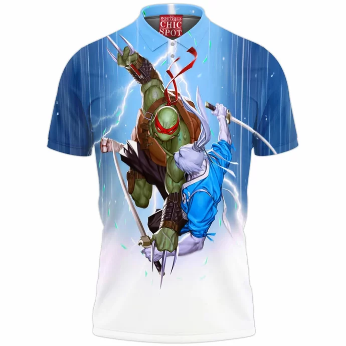 Tmnt Vs Usagi Polo Shirt