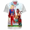 Comic Hawaiian-Shirt, Supergirl Hawaiian-Shirt