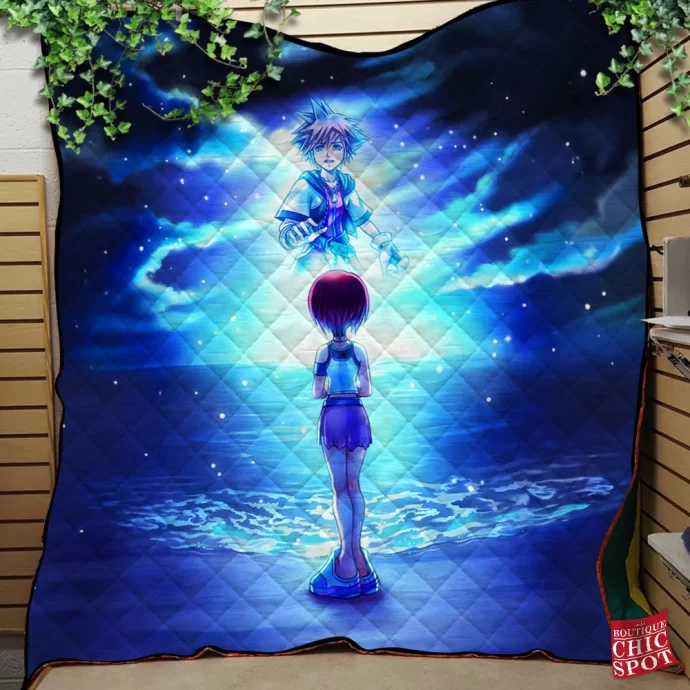 Kingdom Hearts Quilt Blanket