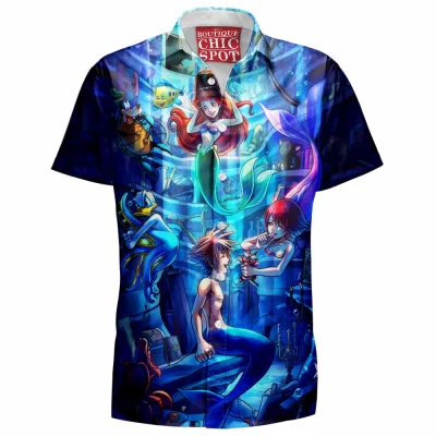 Game Hawaiian-Shirt, Kingdom Hearts Hawaiian-Shirt, Sora Hawaiian-Shirt