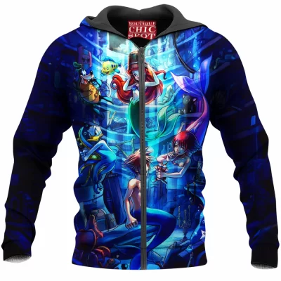 Game Zip-Hoodie, Kingdom Hearts Zip-Hoodie, Sora Zip-Hoodie