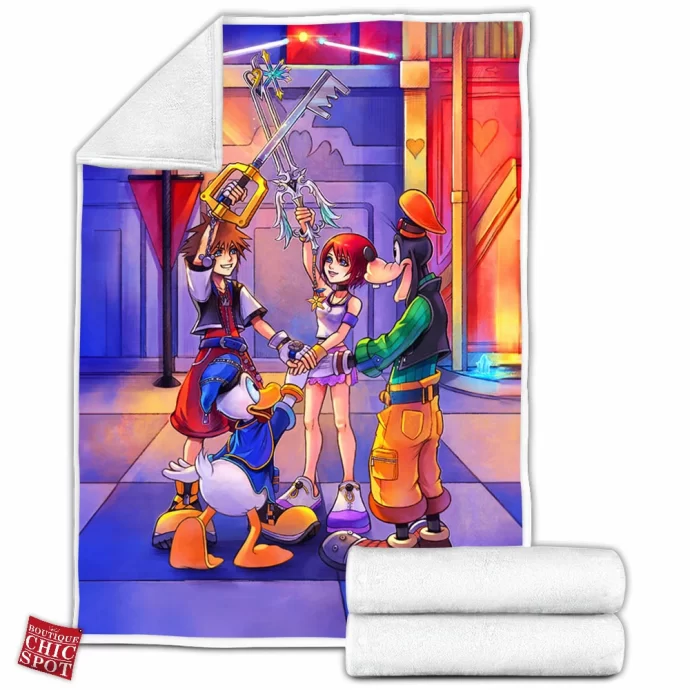 Kingdom Hearts Fleece Blanket