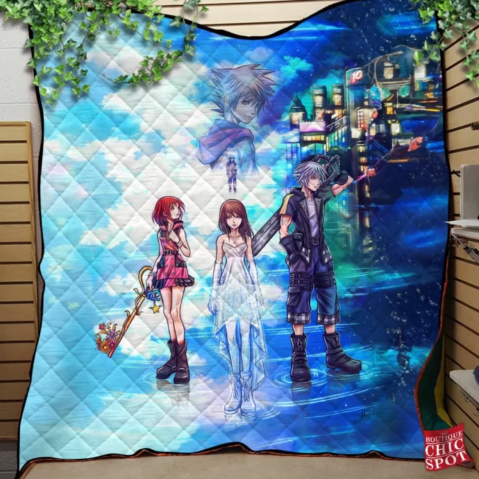 Kingdom Hearts Quilt Blanket