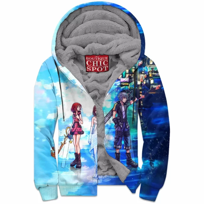 Kingdom Hearts Zip Fleece Hoodie