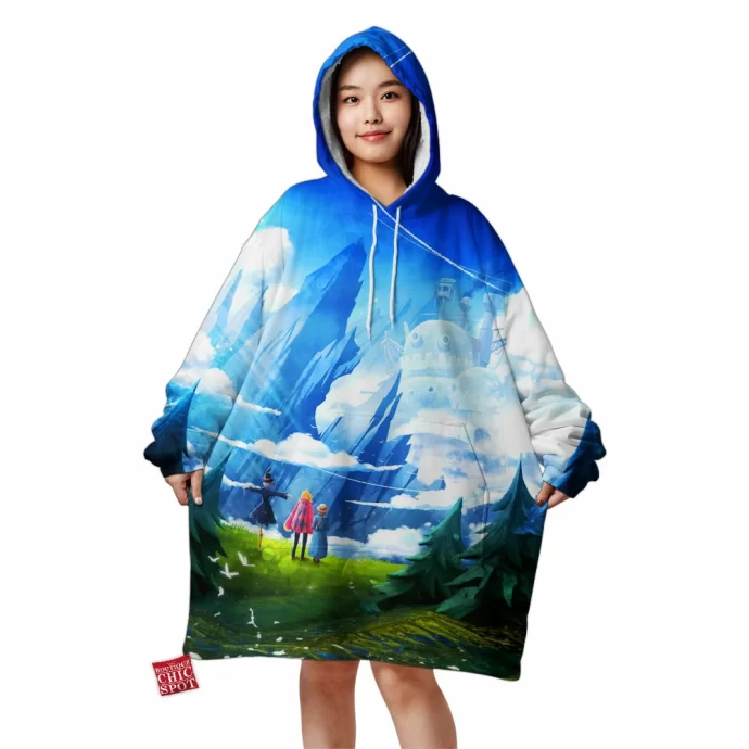 Howl's Moving Castle Blanket Hoodie