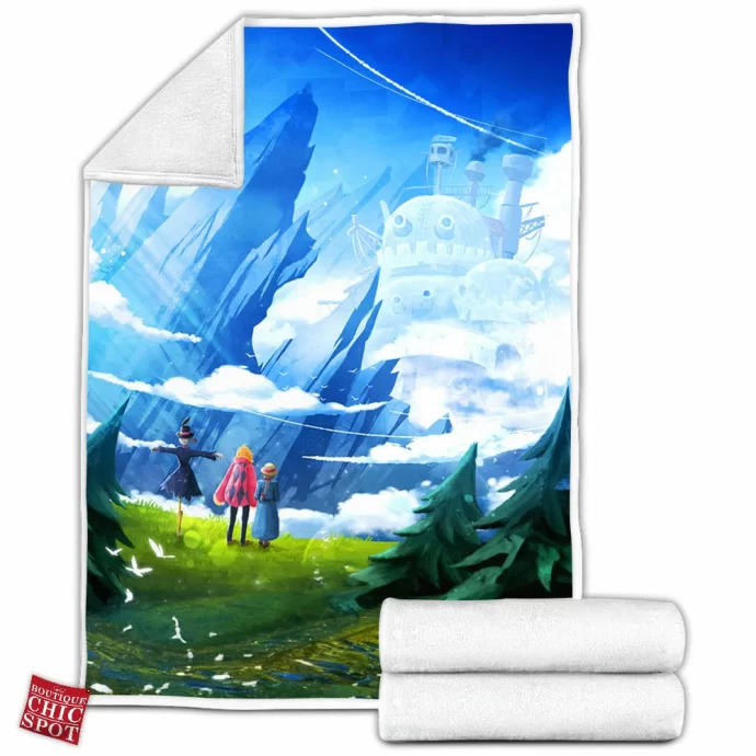 Howl's Moving Castle Fleece Blanket