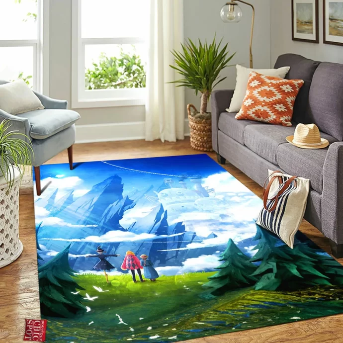 Howl's Moving Castle Rectangle Rug