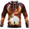 Anime Fleece-Hoodie, Ho-oh Fleece-Hoodie, Pokemon Fleece-Hoodie