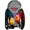 Anime Zip-Fleece-Hoodie, Pokemon Zip-Fleece-Hoodie, Eevee Zip-Fleece-Hoodie
