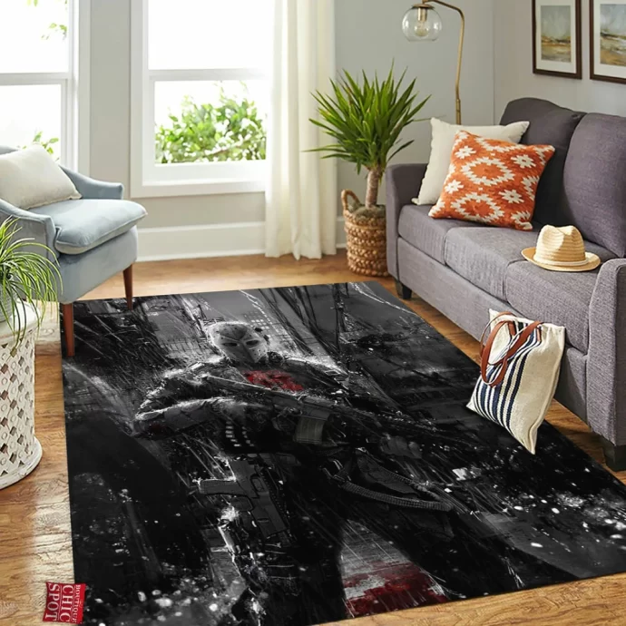 Wild Dog Rectangle Rug