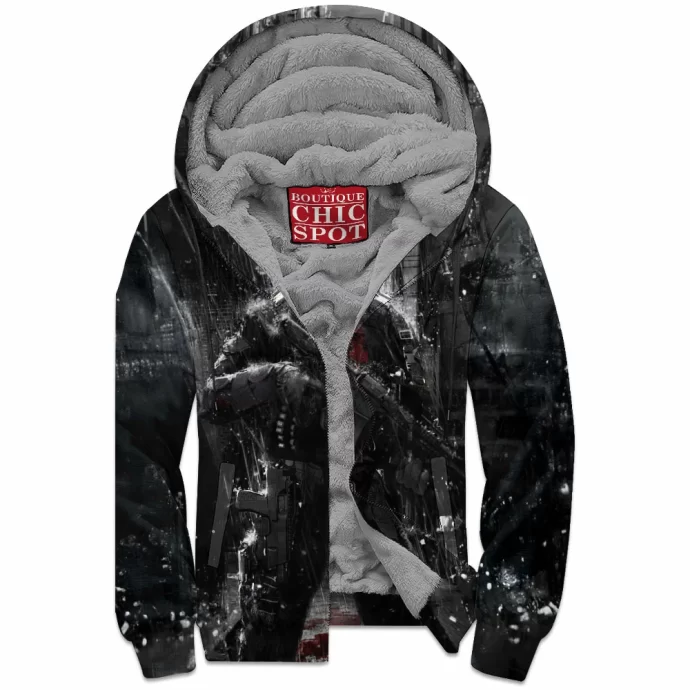 Wild Dog Zip Fleece Hoodie