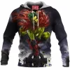Creeper Fleece-Hoodie, Horror Fleece-Hoodie