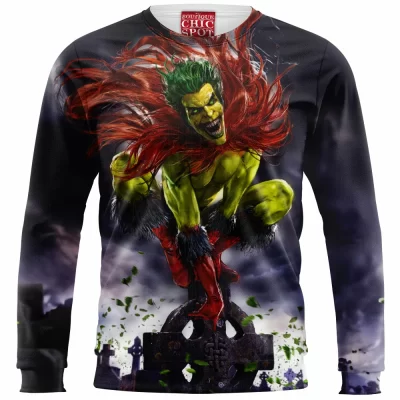 Horror Zip Sweatshirt, Creeper Zip Sweatshirt