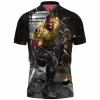 Comic Polo Shirt, Luke Cage Polo Shirt