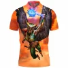 Comic Polo Shirt, Hawkgirl Polo Shirt