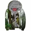 Horror Zip-Fleece-Hoodie, Predator Zip-Fleece-Hoodie, Sci-Fi Zip-Fleece-Hoodie