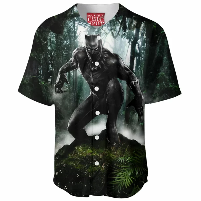 Black Panther Baseball Jersey