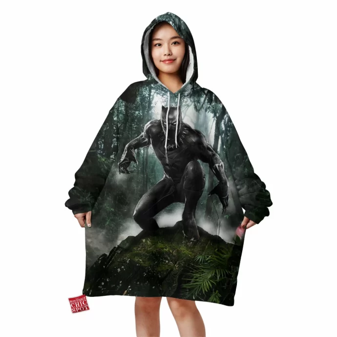 Black Panther Blanket Hoodie