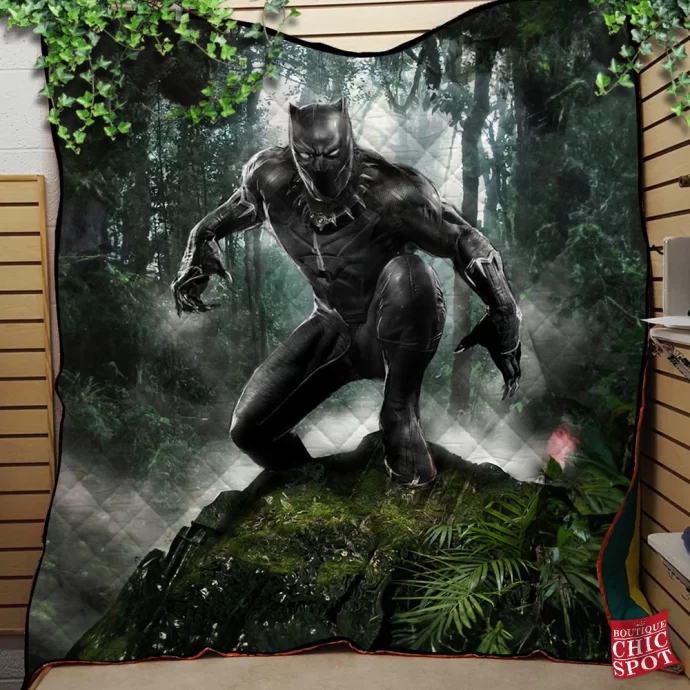 Black Panther Quilt Blanket