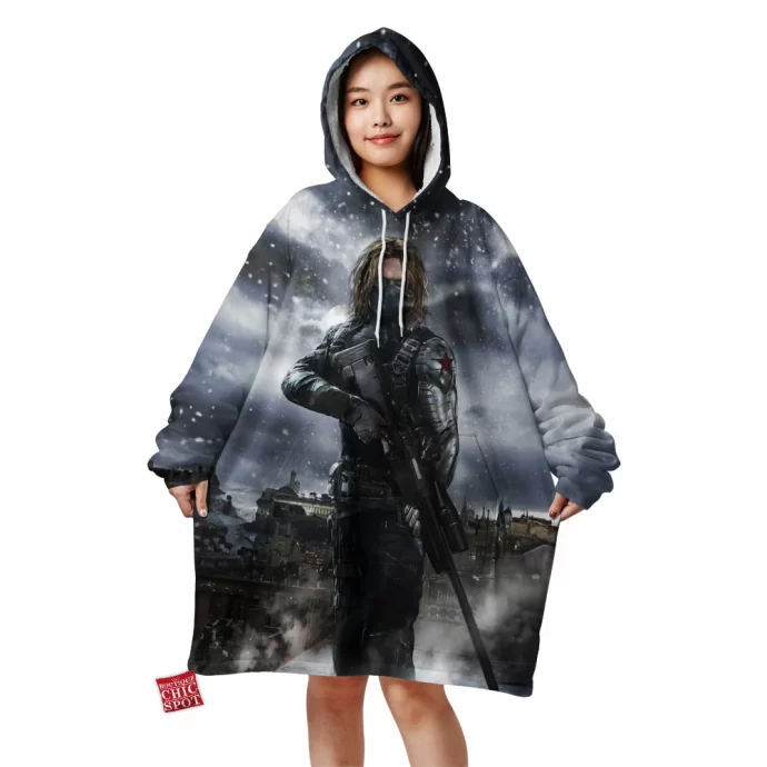 Winter Soldier Blanket Hoodie