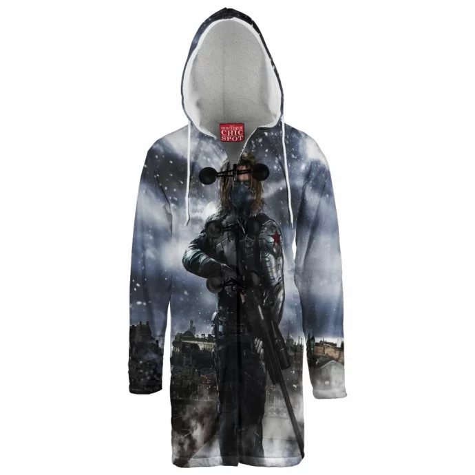 Winter Soldier Hooded Cloak Coat