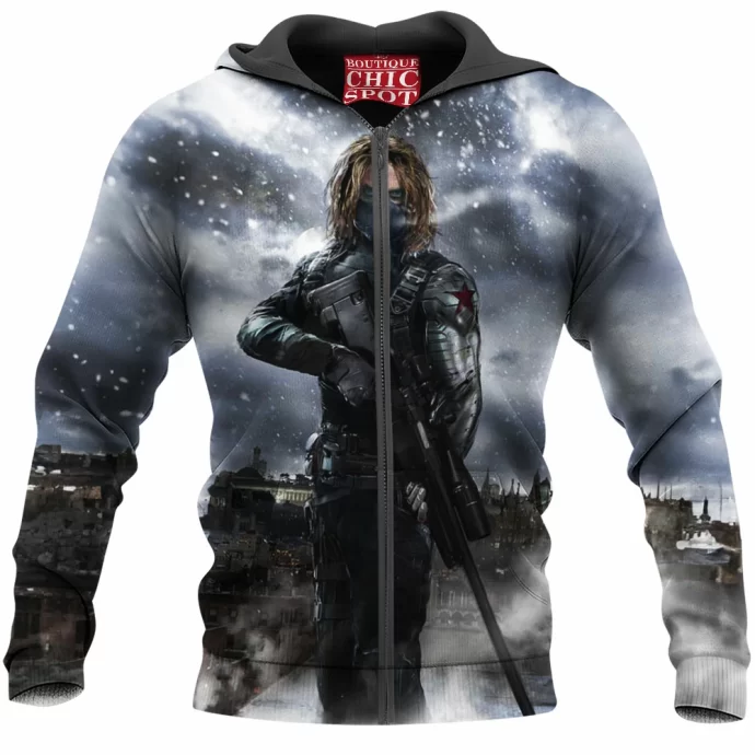 Winter Soldier Zip Hoodie