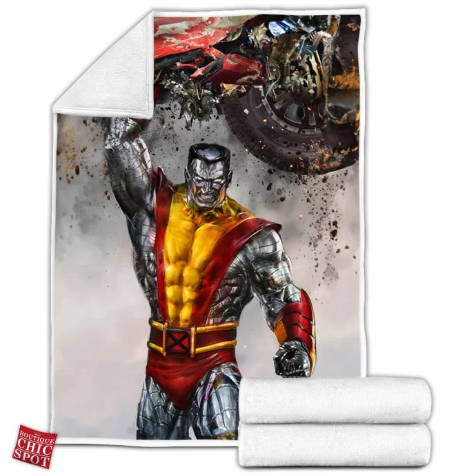 Colossus Xmen Fleece Blanket