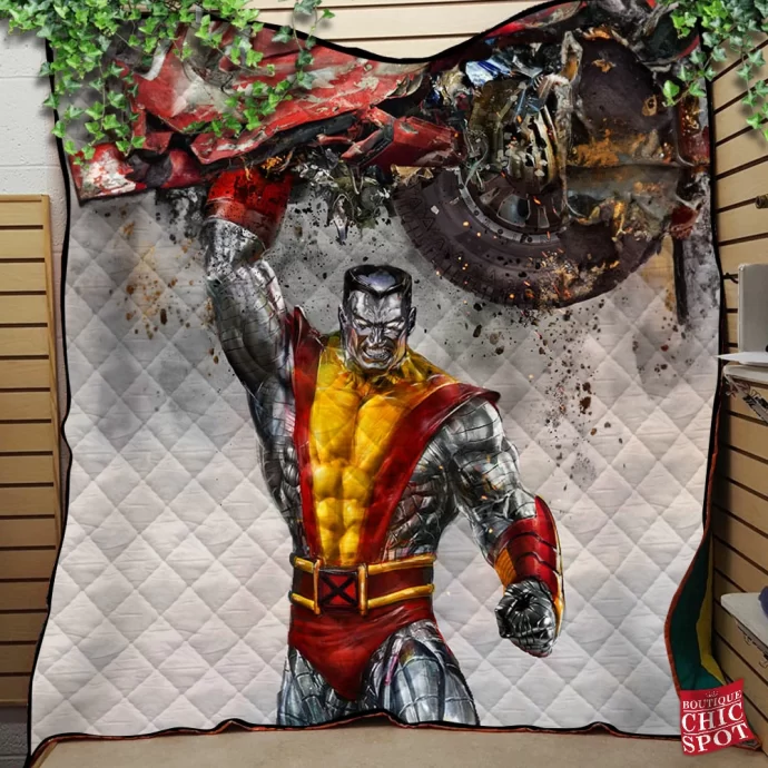 Colossus Xmen Quilt Blanket