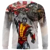 Comic Zip Sweatshirt, X-men Zip Sweatshirt, Colossus Zip Sweatshirt