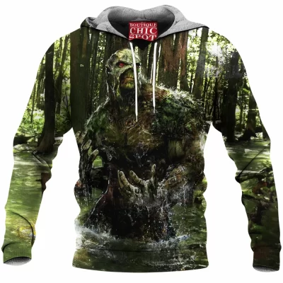 Comic Fleece-Hoodie, Swamp Thing Fleece-Hoodie