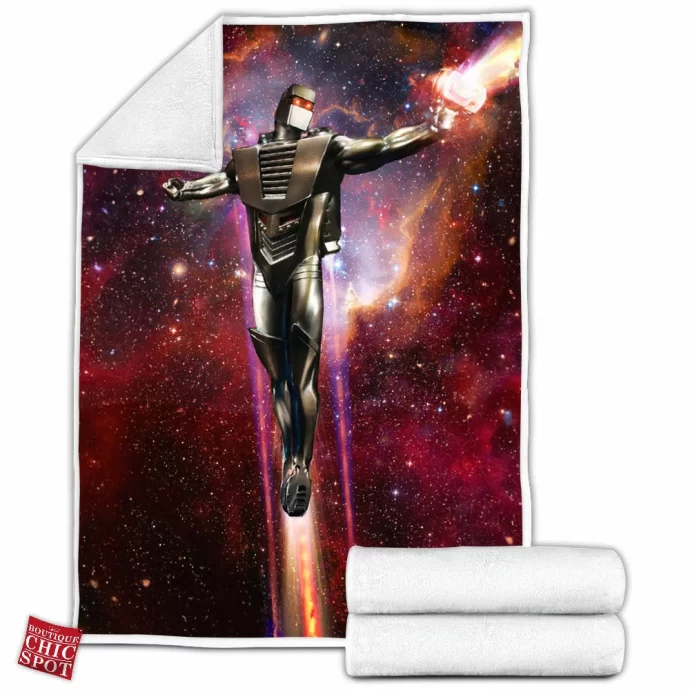 Rom The Space Knight Fleece Blanket