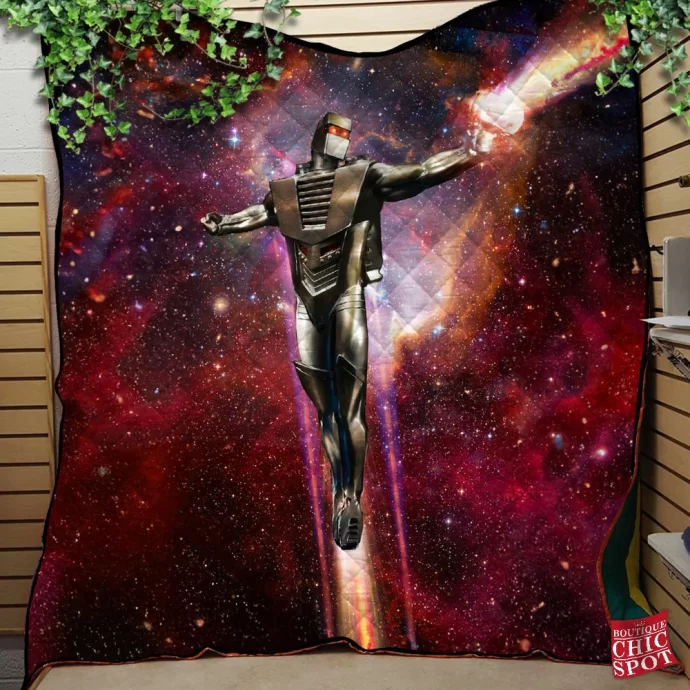 Rom The Space Knight Quilt Blanket