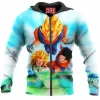 Anime Zip-Hoodie, Goku Zip-Hoodie, Dragon Ball Zip-Hoodie