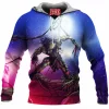 Horror Fleece-Hoodie, Predator Fleece-Hoodie, Sci-Fi Fleece-Hoodie