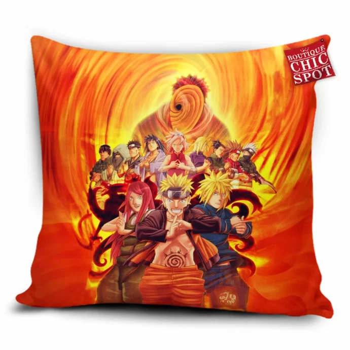 Konoha Road To Ninja Pillow Cover