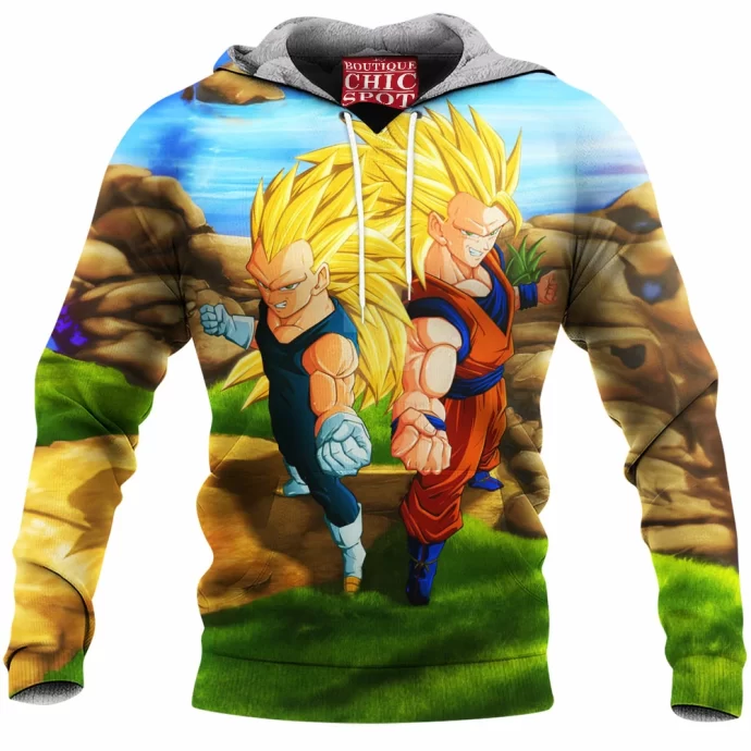 Goku Vegeta Fleece Hoodie