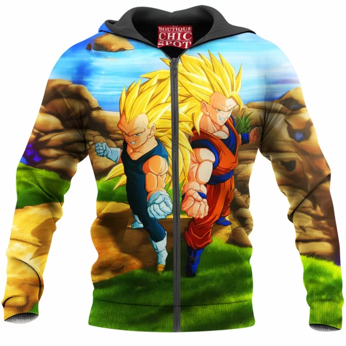 Goku Vegeta Zip Hoodie