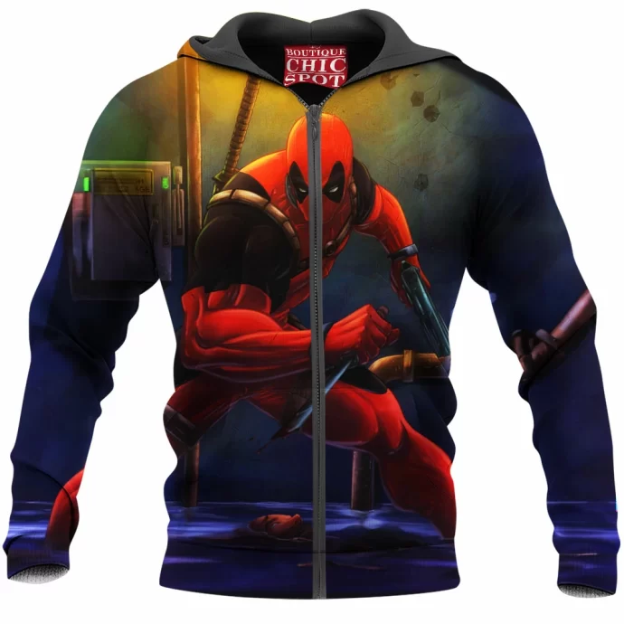 Deadpool Zip Hoodie