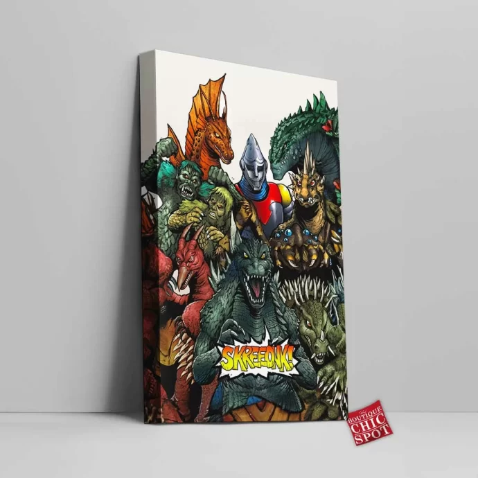 Godzilla Canvas Wall Art