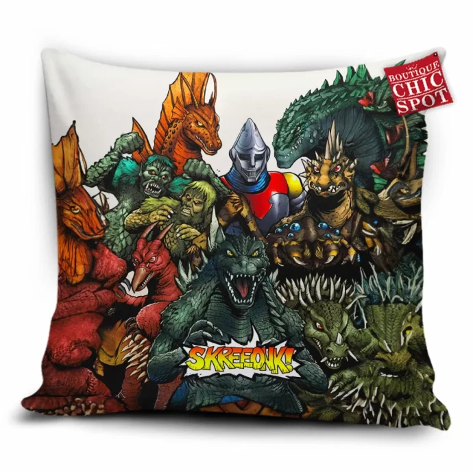 Godzilla Pillow Cover