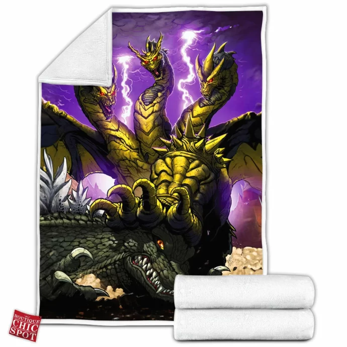 Godzilla Fleece Blanket