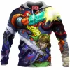 Game Fleece-Hoodie, Samus Fleece-Hoodie, Zelda Link Fleece-Hoodie
