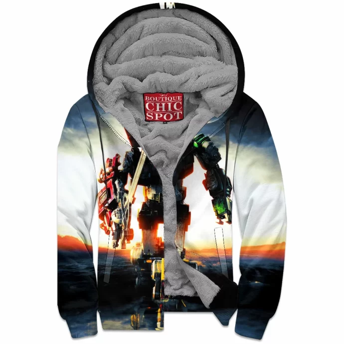 Voltron Zip Fleece Hoodie