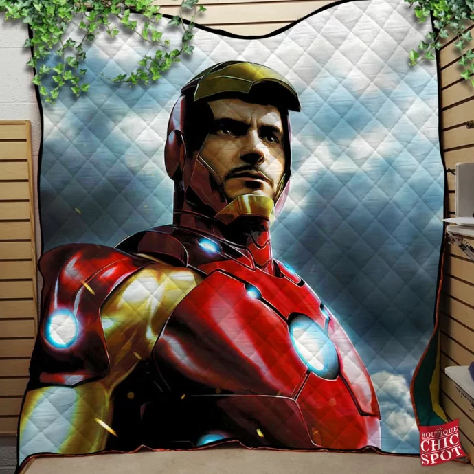 Iron Man Quilt Blanket