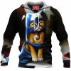 Captain America Fleece-Hoodie, Comic Fleece-Hoodie