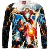 Comic Zip Sweatshirt, Shazam Zip Sweatshirt